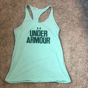 💰3/25 Medium Under Armour bright green top